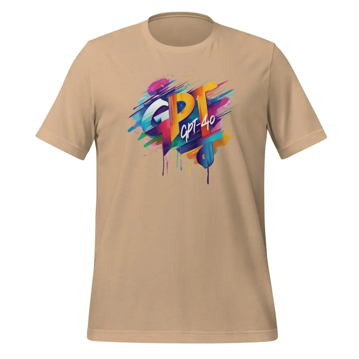 GPT-4o Midjourney Design T-Shirt (unisex) - Tan / M