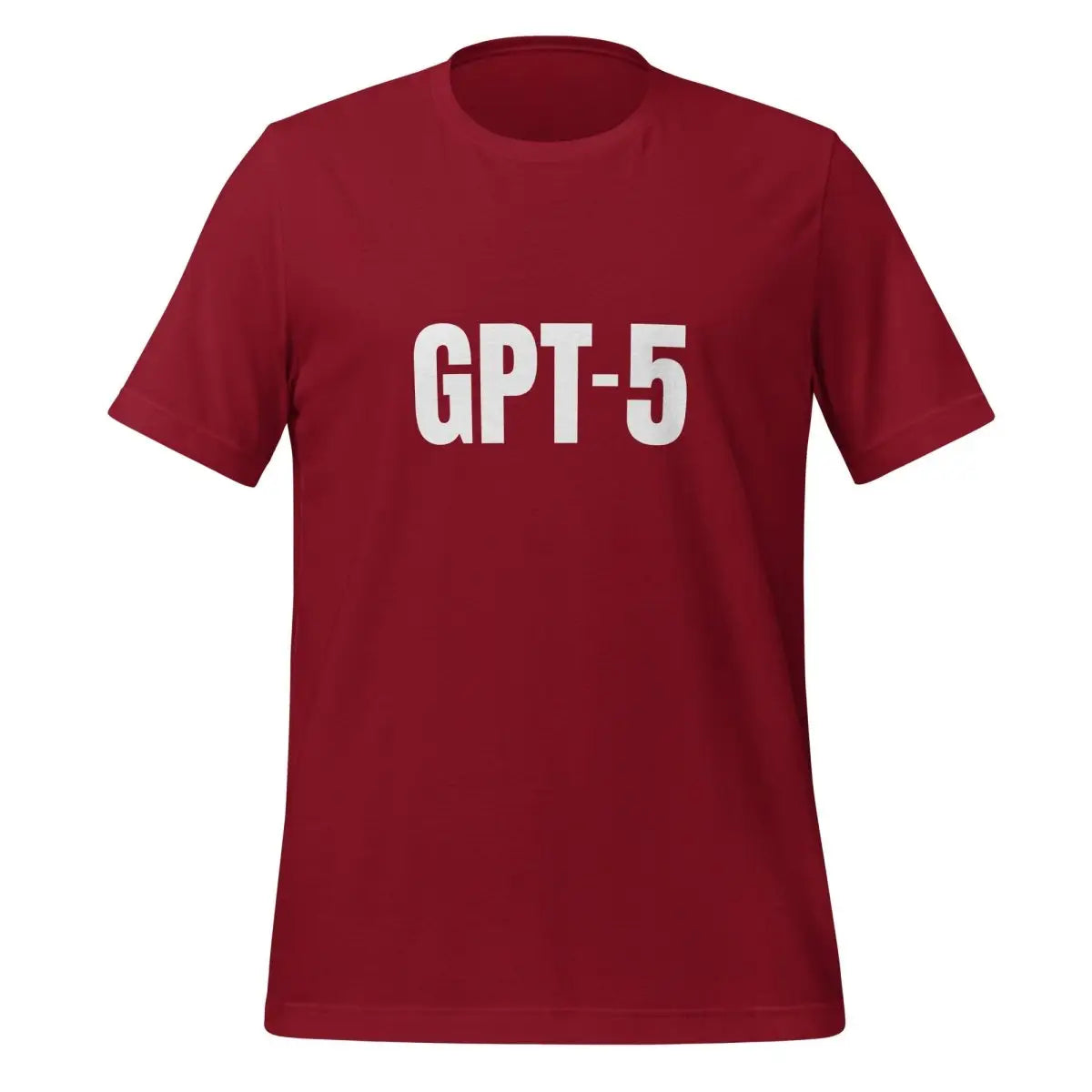 GPT-5 T-Shirt 1 (unisex) - Cardinal / M