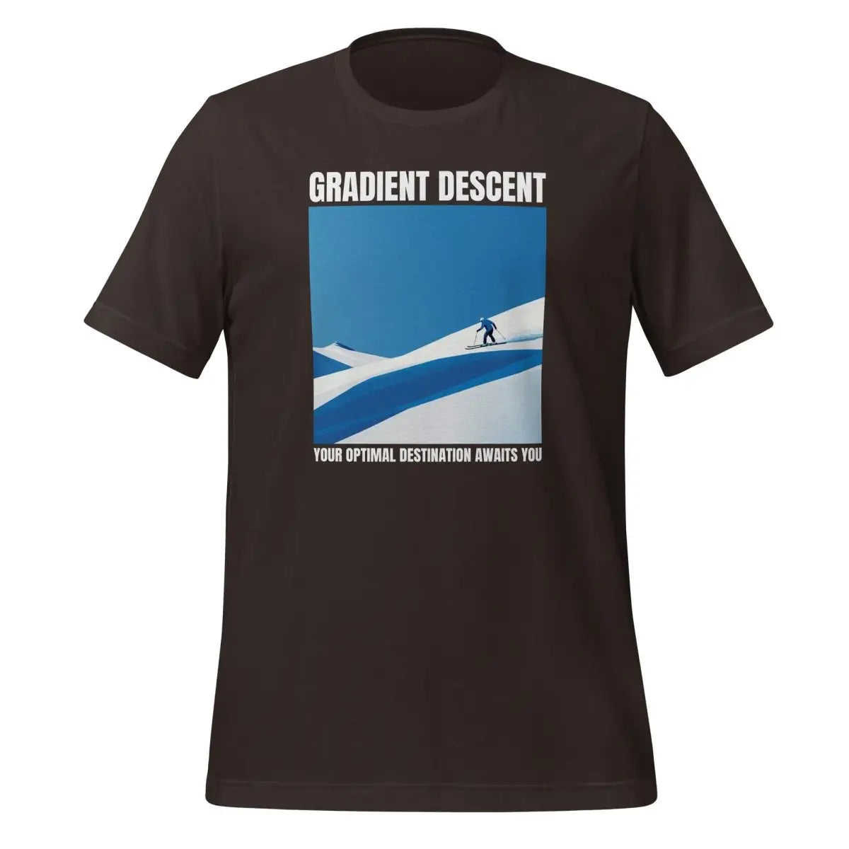 Gradient Descent T-Shirt 2 (unisex) - Brown / M