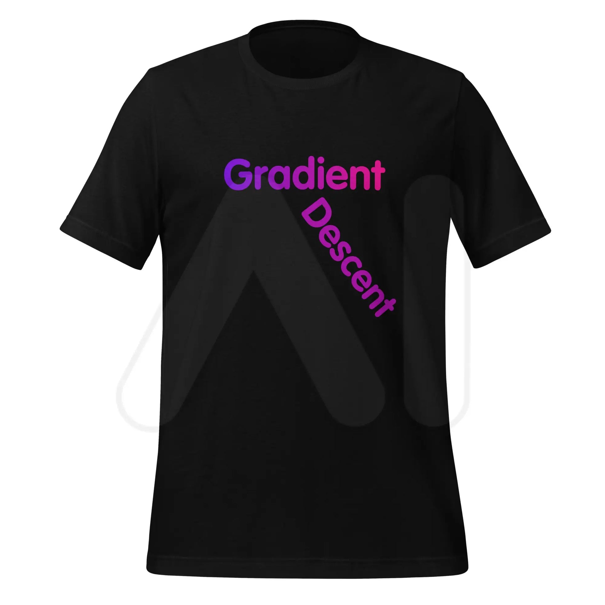 Gradient Descent T-Shirt 3 (unisex) - Black / XS + 2024 AI Store Discount Code