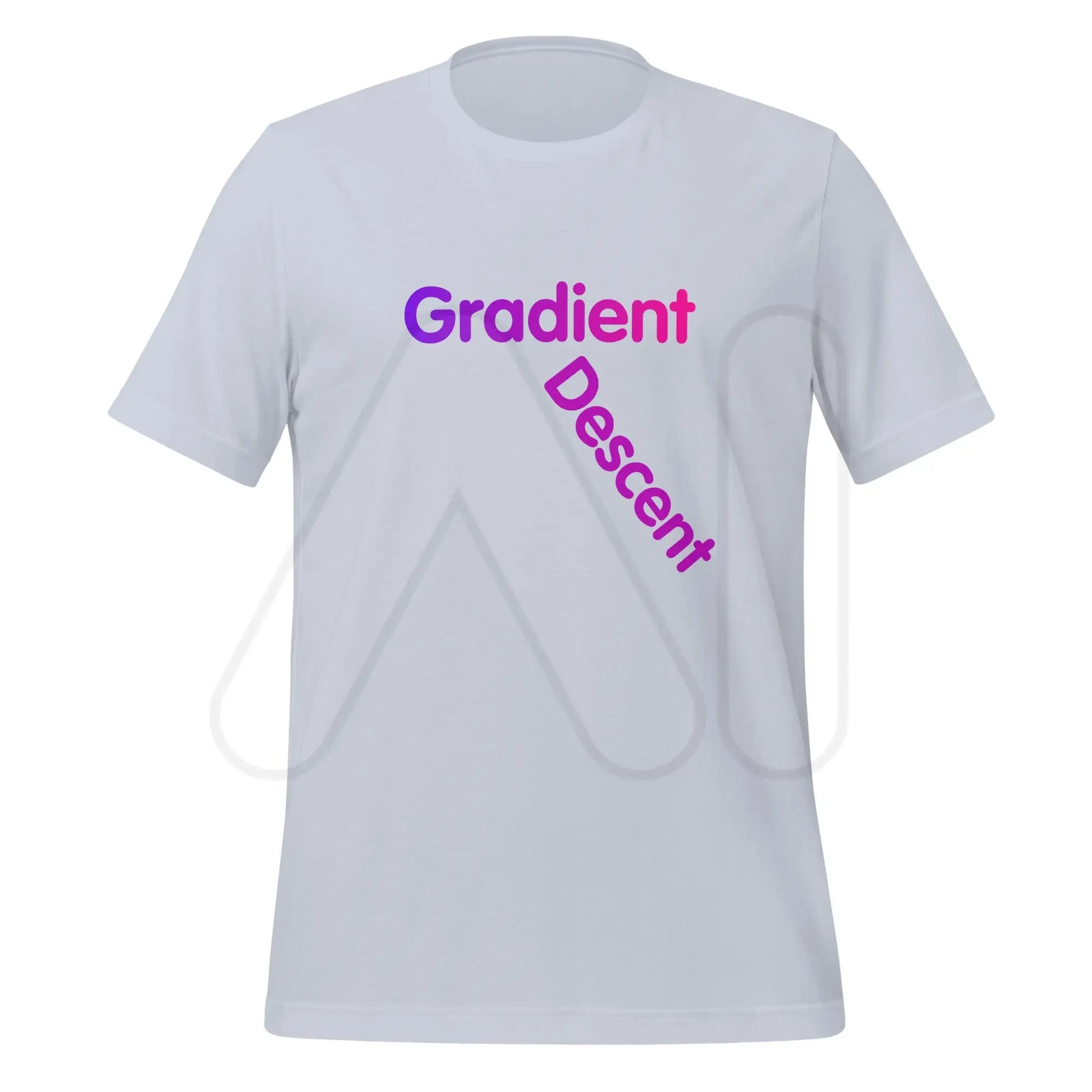 Gradient Descent T-Shirt 3 (unisex) - Light Blue / XS + 2024 AI Store Discount Code