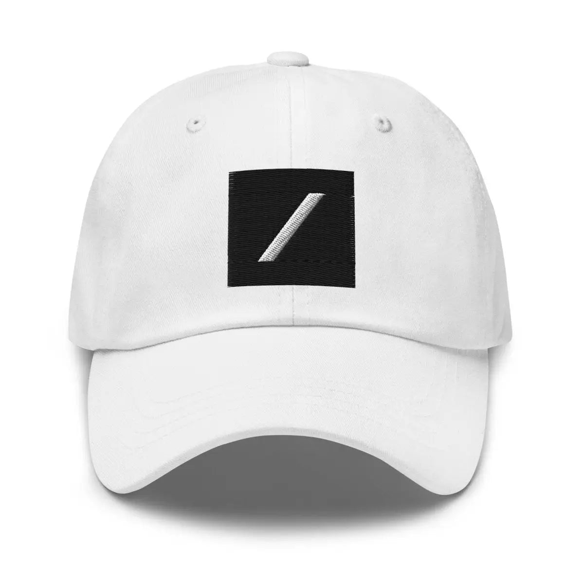 Grok Icon Embroidered Cap - White