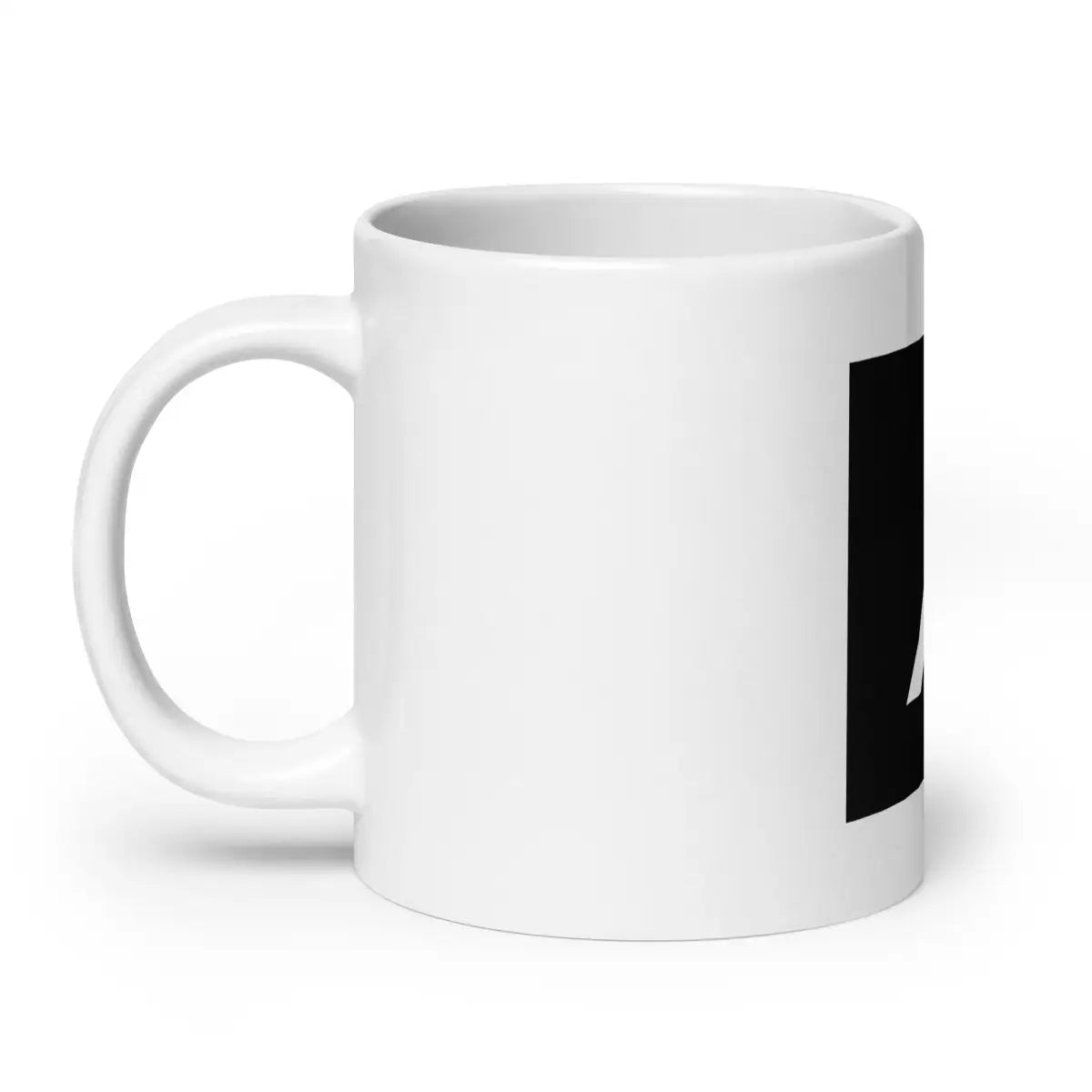 Grok Icon White Glossy Mug