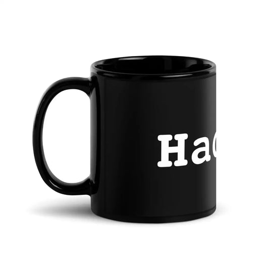 Hacker Black Glossy Mug