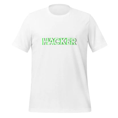 HACKER Glitch T-Shirt (unisex) - White / M