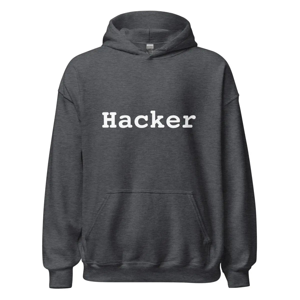 Hacker Hoodie (unisex) - Dark Heather / M