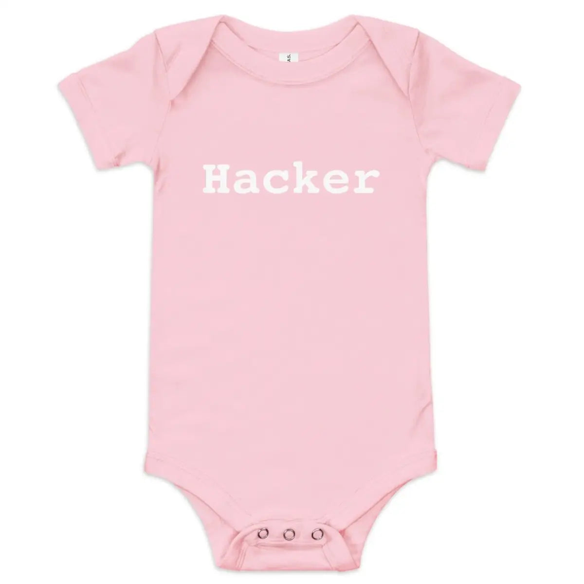 Hacker Short Sleeve One-Piece (baby) - Pink / 3-6m