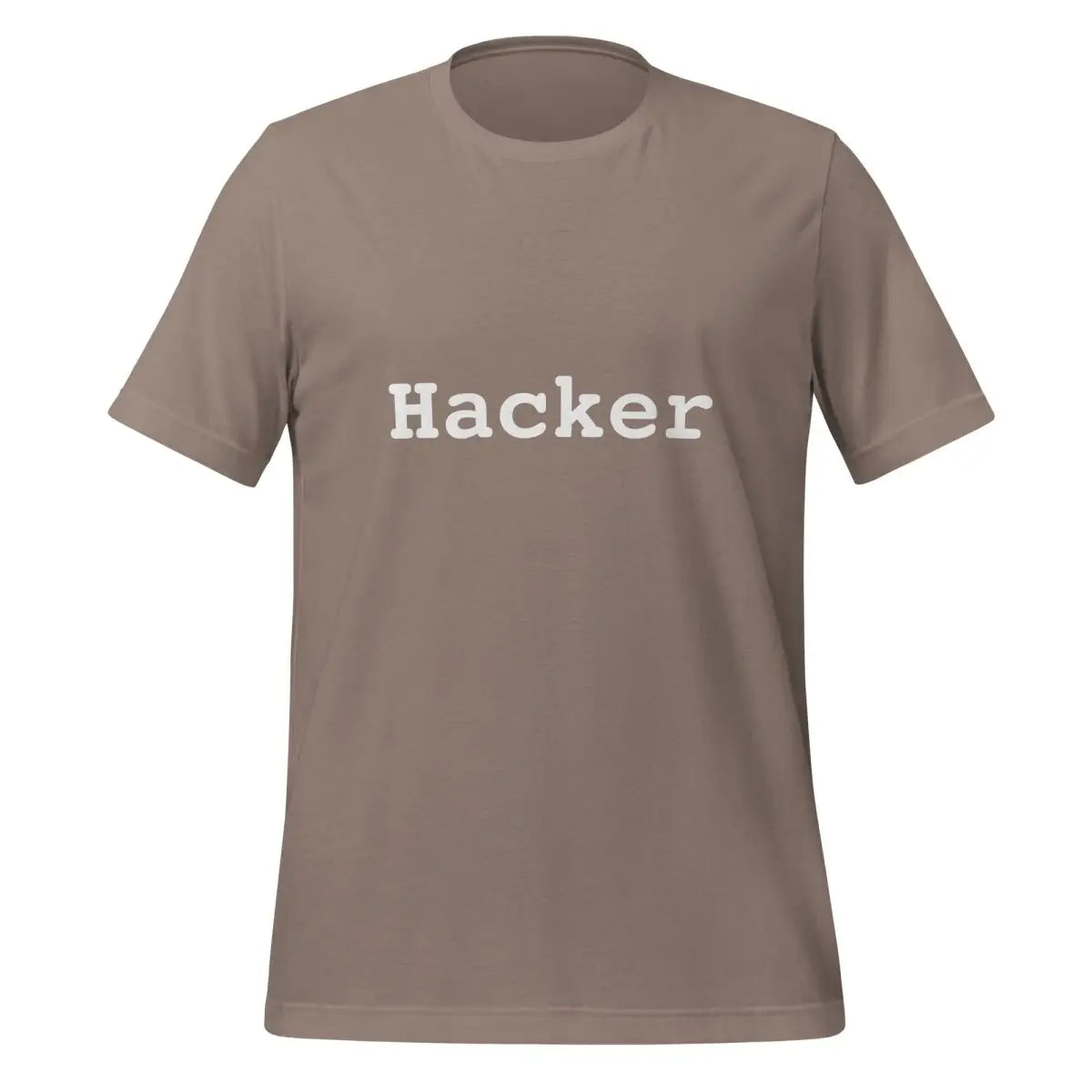 Hacker T-Shirt (unisex) - Pebble / M