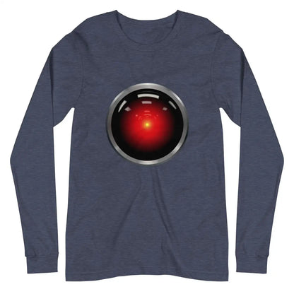 HAL 9000 Long Sleeve T-Shirt (unisex) - Heather Navy / M