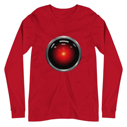 HAL 9000 Long Sleeve T-Shirt (unisex) - Red / M