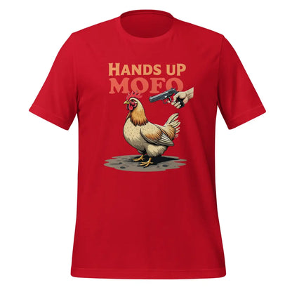 HANDS UP MOFO Chicken T-Shirt (unisex) - Red / M