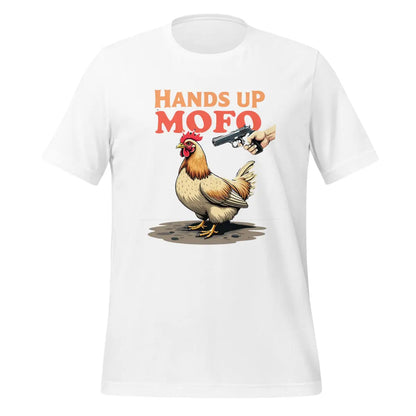 HANDS UP MOFO Chicken T-Shirt (unisex) - White / M