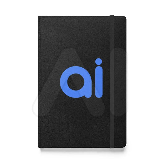 The Ai Hardcover Bound Notebook Black.