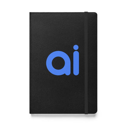 ai Hardcover Bound Notebook - Black - AI Store