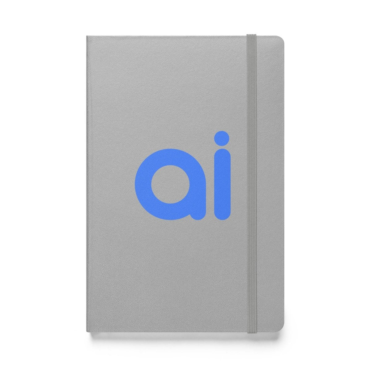 ai Hardcover Bound Notebook - Silver - AI Store