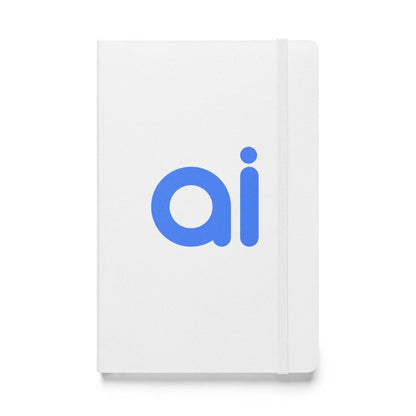 ai Hardcover Bound Notebook - White - AI Store