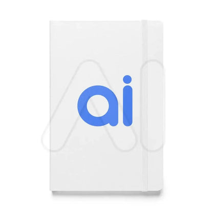 ai Hardcover Bound Notebook - White