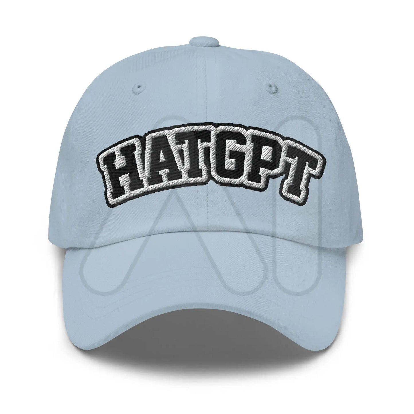 HatGPT Embroidered Cap 2 - Light Blue