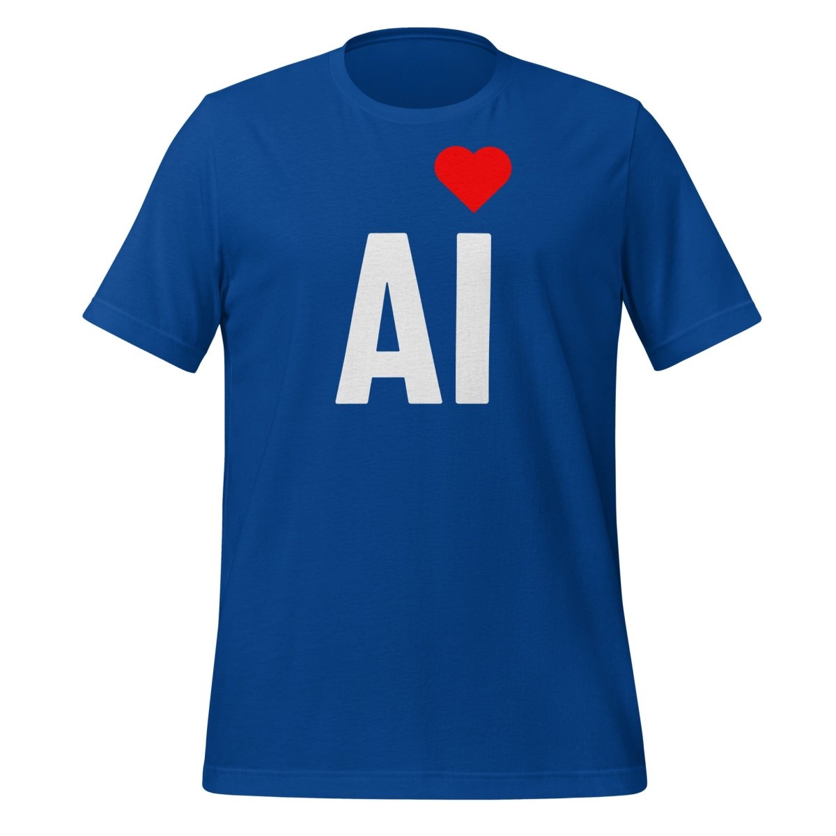 AI Heart T - Shirt (unisex) - True Royal - AI Store