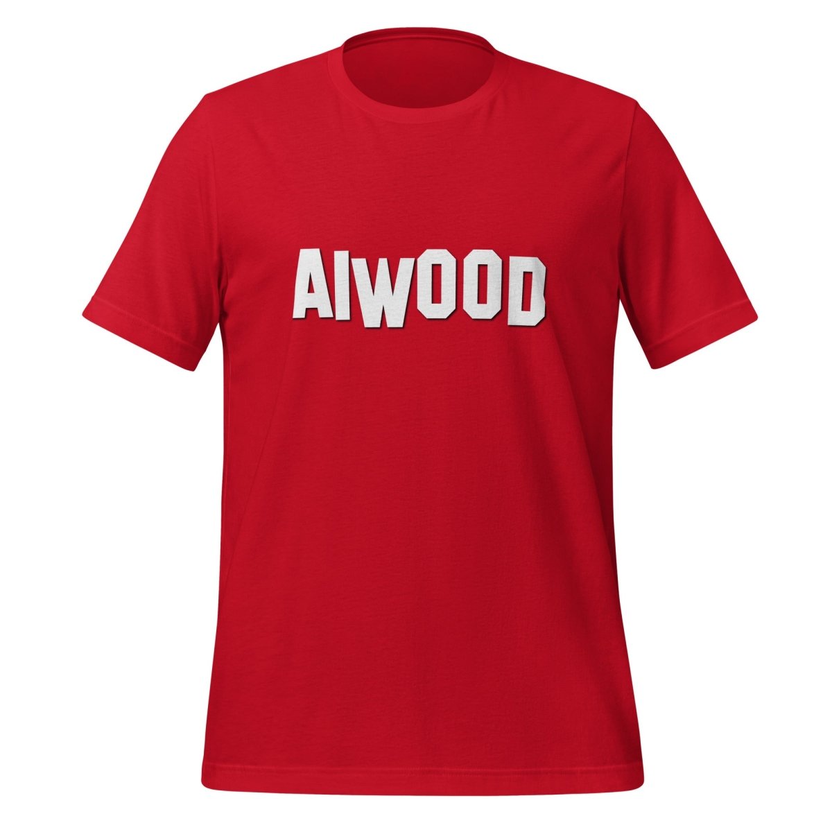 AI Hollywood Sign T - Shirt (unisex) - Red - AI Store