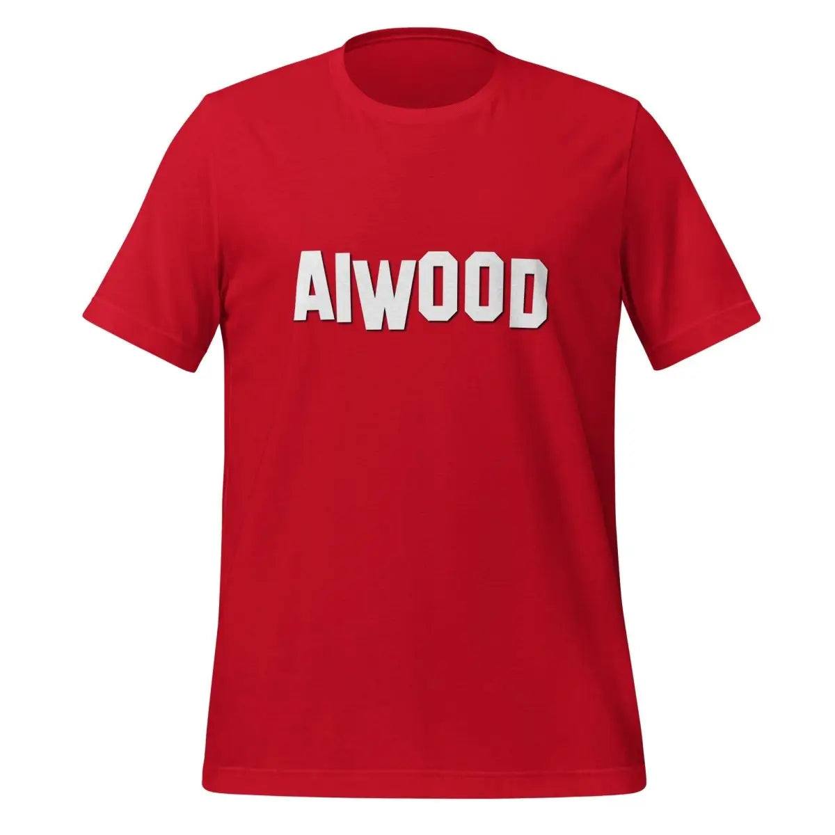 AI Hollywood Sign T-Shirt (unisex) - Red / M