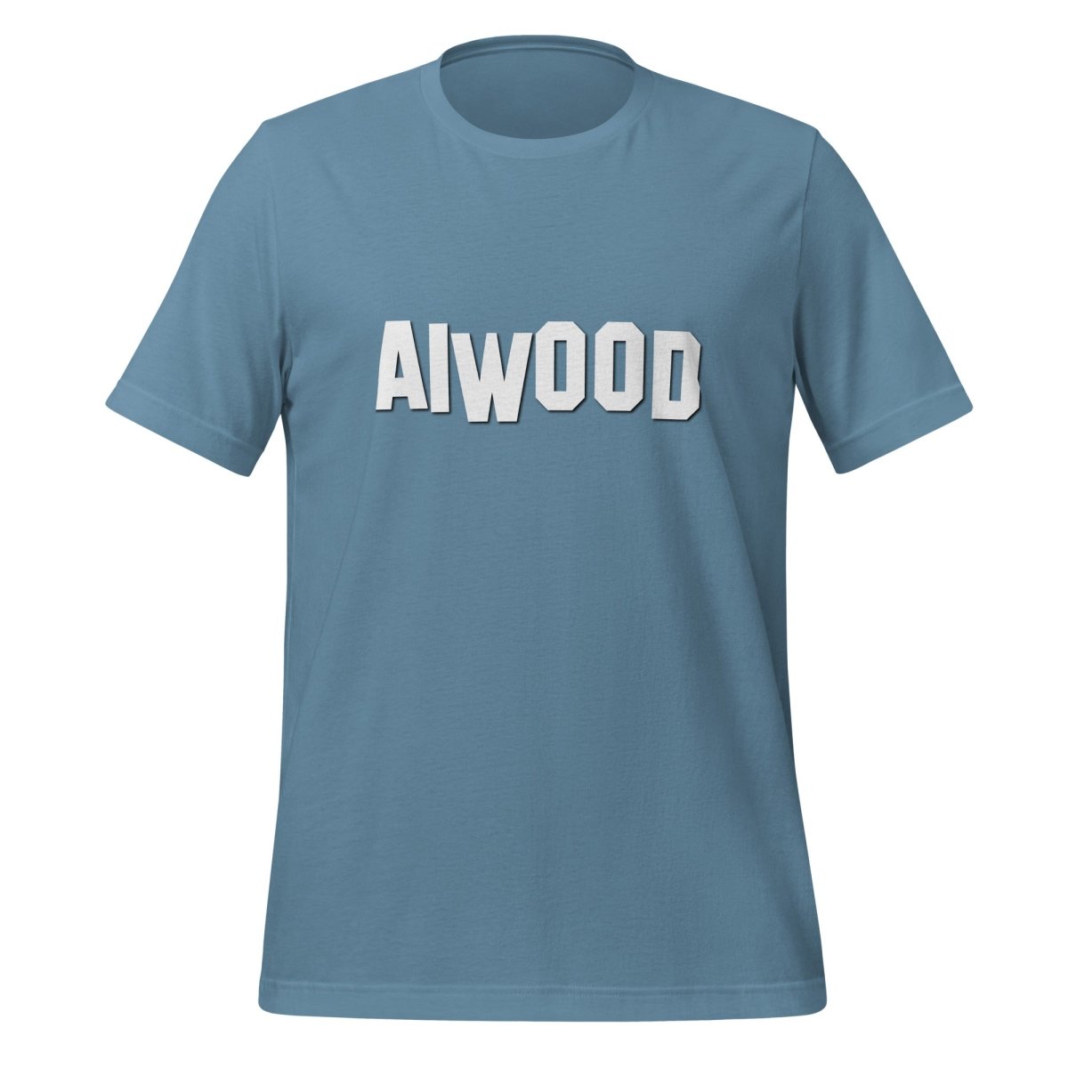 AI Hollywood Sign T - Shirt (unisex) - Steel Blue - AI Store