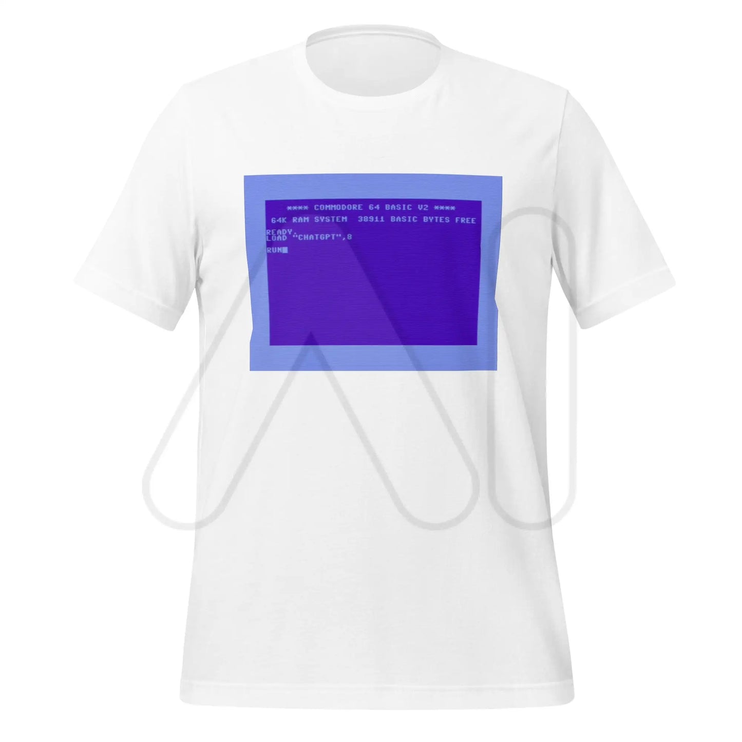 How to Run ChatGPT on a Commodore 64 T-Shirt (unisex) - White / M