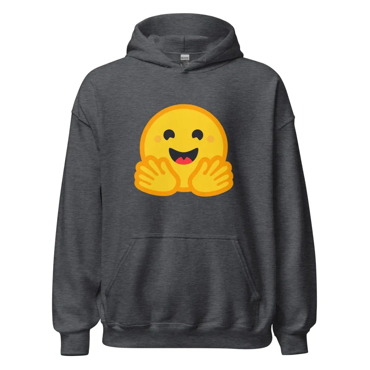 Hugging Face Icon Hoodie (unisex) - Dark Heather / M