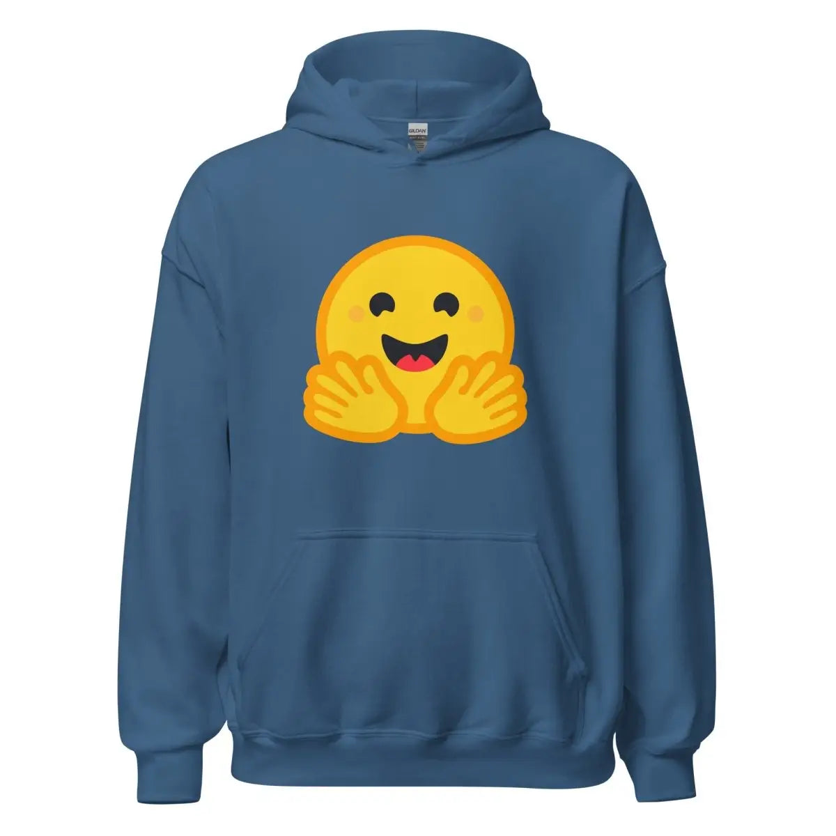 Hugging Face Icon Hoodie (unisex) - Indigo Blue / M