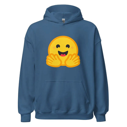 Hugging Face Icon Hoodie (unisex) - Indigo Blue / M