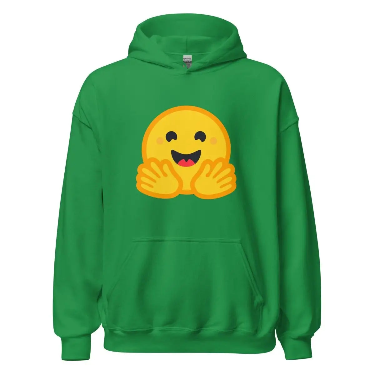 Hugging Face Icon Hoodie (unisex) - Irish Green / M