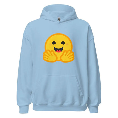 Hugging Face Icon Hoodie (unisex) - Light Blue / M