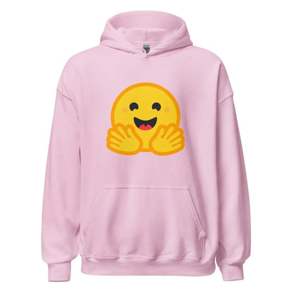 Hugging Face Icon Hoodie (unisex) - Light Pink / M