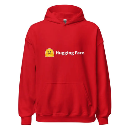 Hugging Face Logo Hoodie (unisex) - Red / M