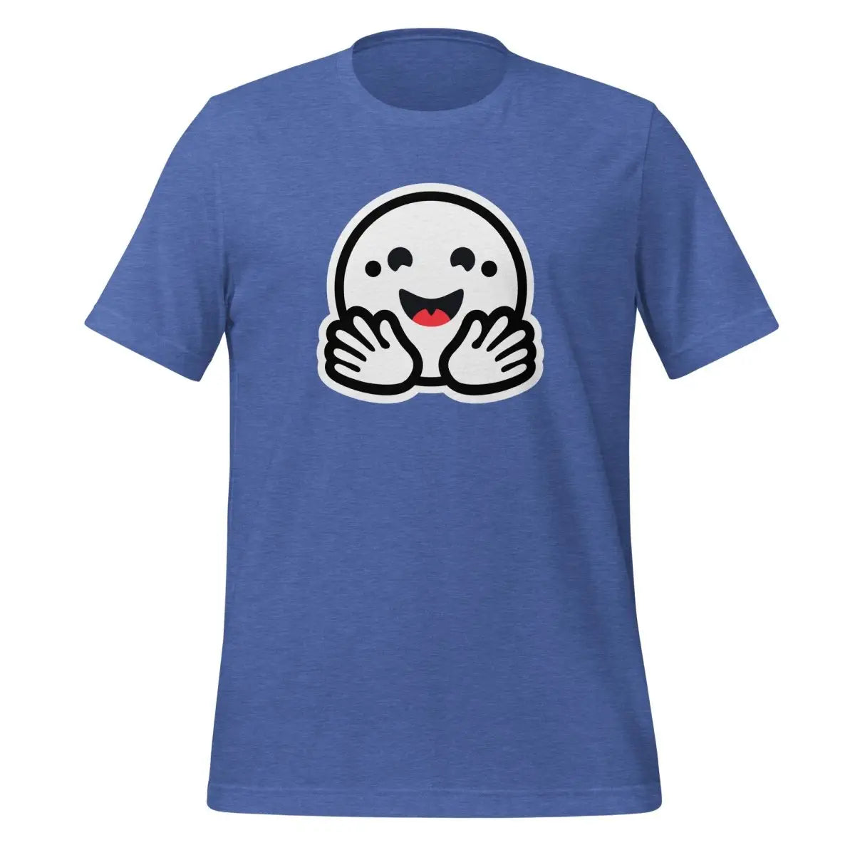 Hugging Face Pirate Icon T-Shirt (unisex) - Heather True Royal / M