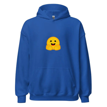 Hugging Face Small Icon Hoodie (unisex) - Royal / M