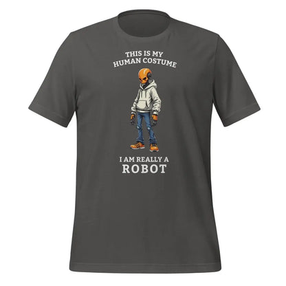 Human Costume Robot T-Shirt 2 (unisex) - Asphalt / M