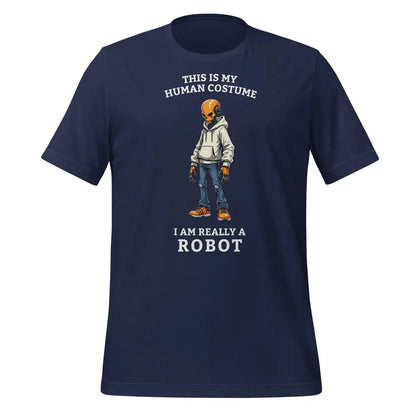 Human Costume Robot T-Shirt 2 (unisex) - Navy / M