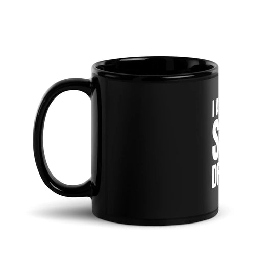 I am Fully Self Driving Black Glossy Mug