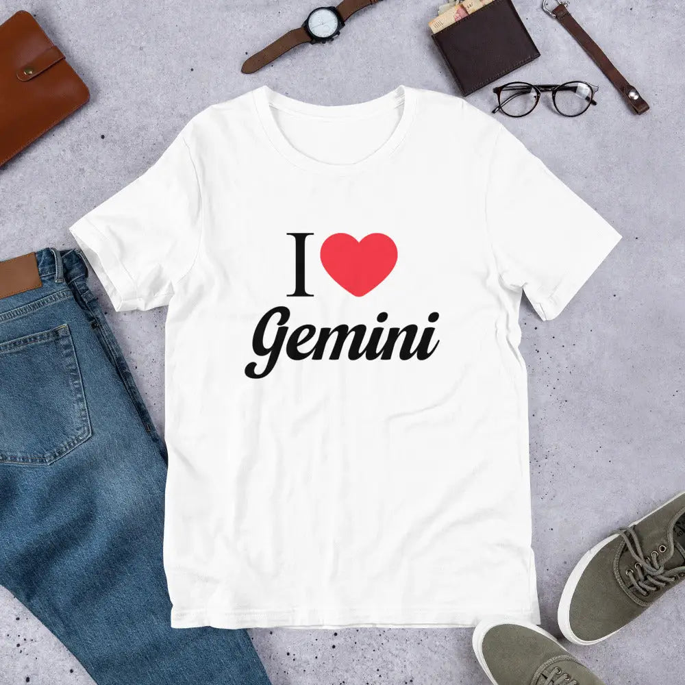 I Heart Gemini T-Shirt (unisex)