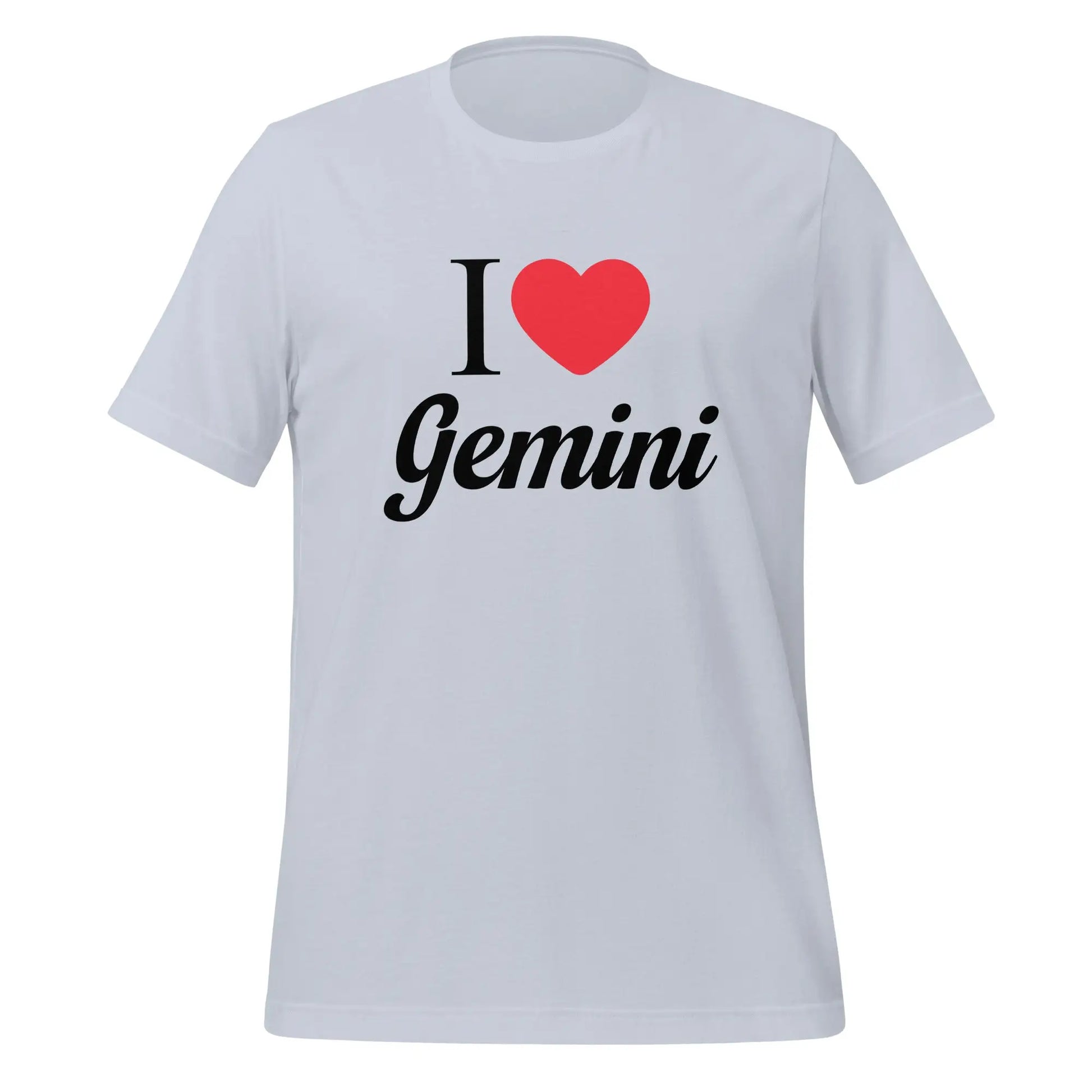 I Heart Gemini T-Shirt (unisex) - Light Blue / M