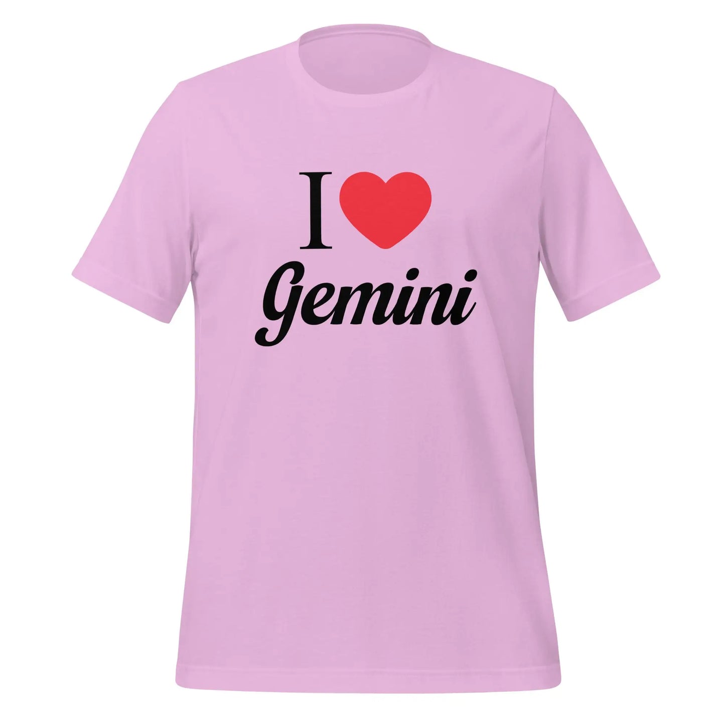 I Heart Gemini T-Shirt (unisex) - Lilac / M