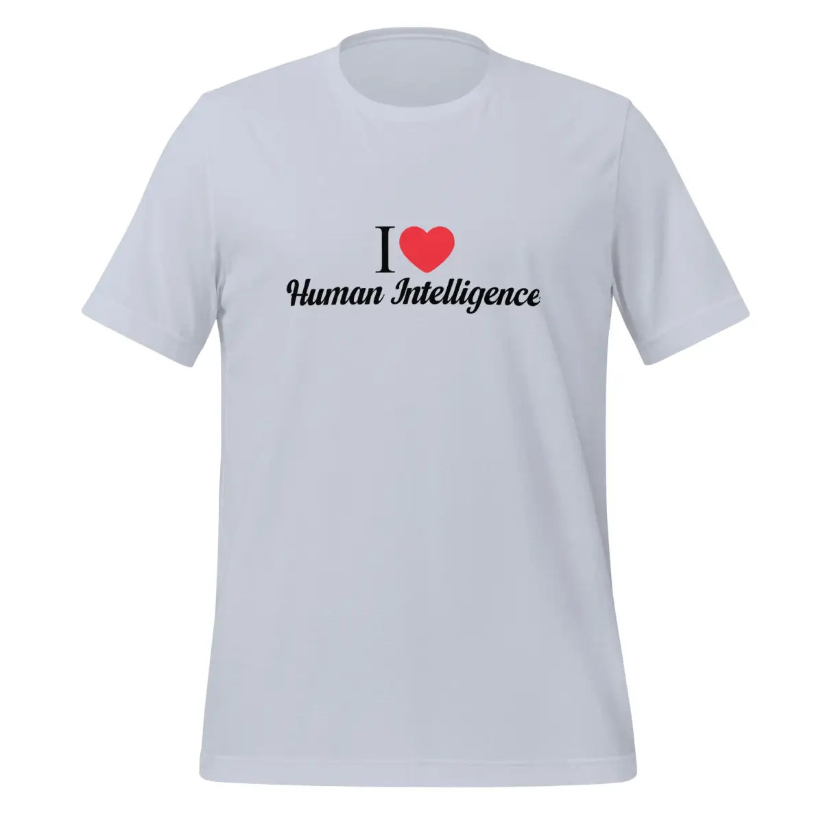 I Heart Human Intelligence T-Shirt (unisex) - Light Blue / M