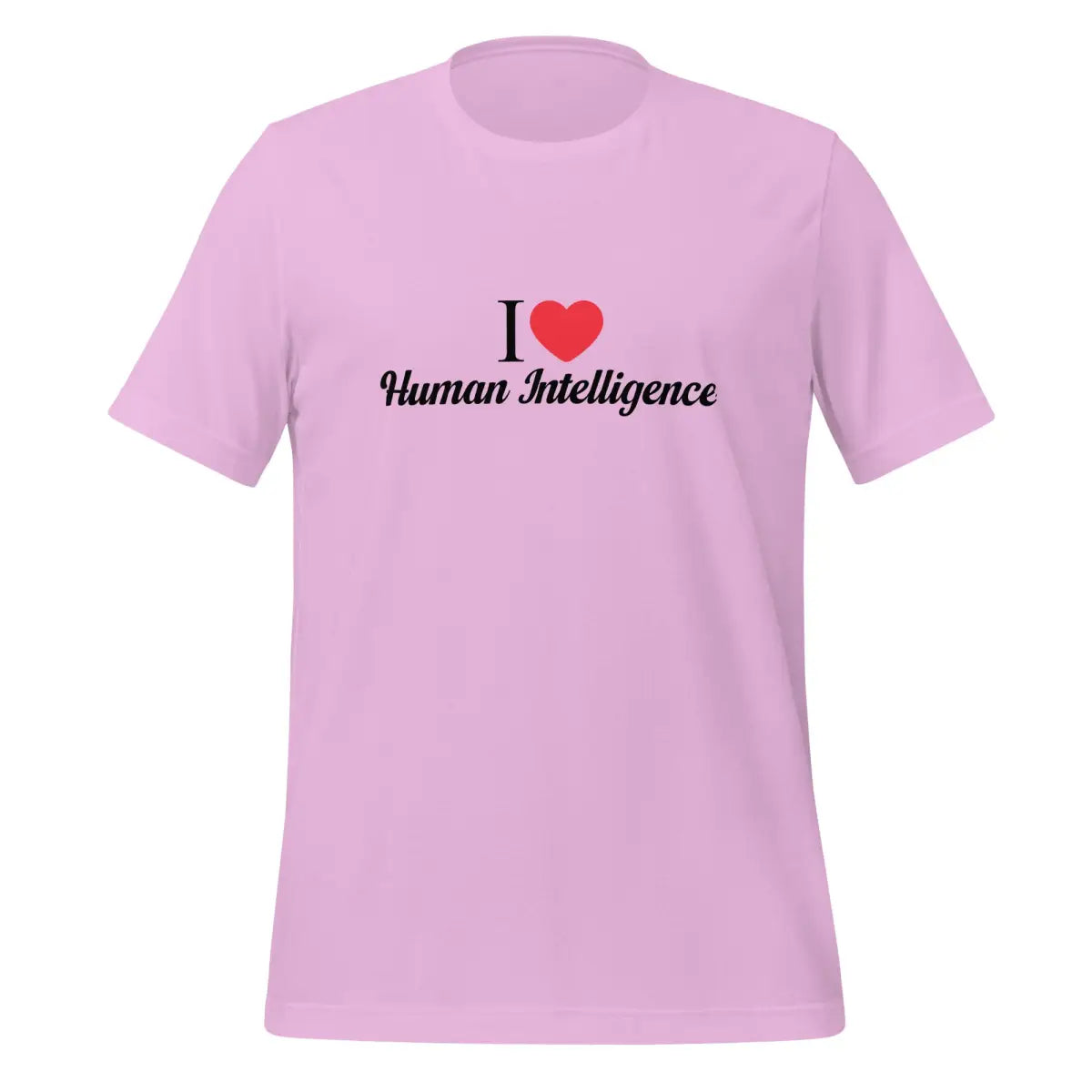 I Heart Human Intelligence T-Shirt (unisex) - Lilac / M