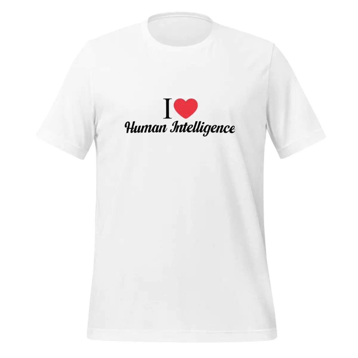 I Heart Human Intelligence T-Shirt (unisex) - White / M