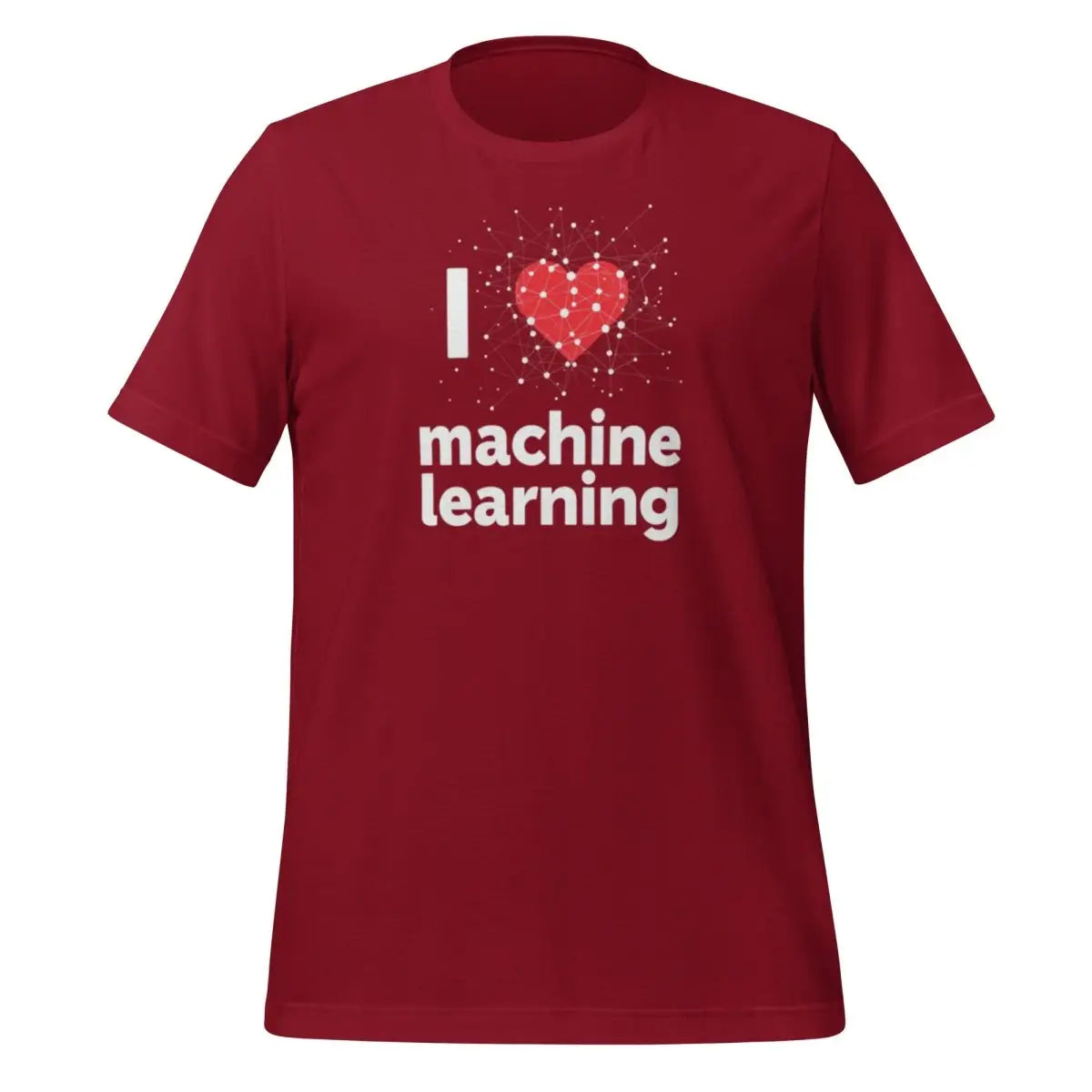 I Heart Machine Learning T-Shirt 2 (unisex) - Cardinal / M