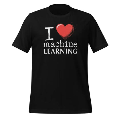 I Heart Machine Learning T-Shirt (unisex) - Black / M