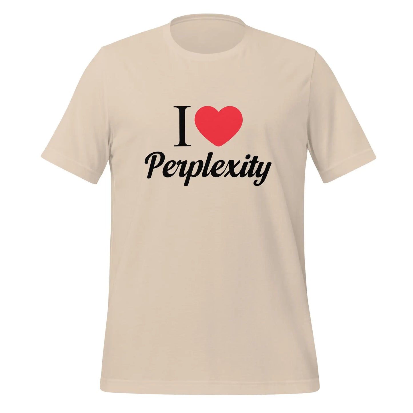 I Heart Perplexity T-Shirt (unisex) - Soft Cream / M