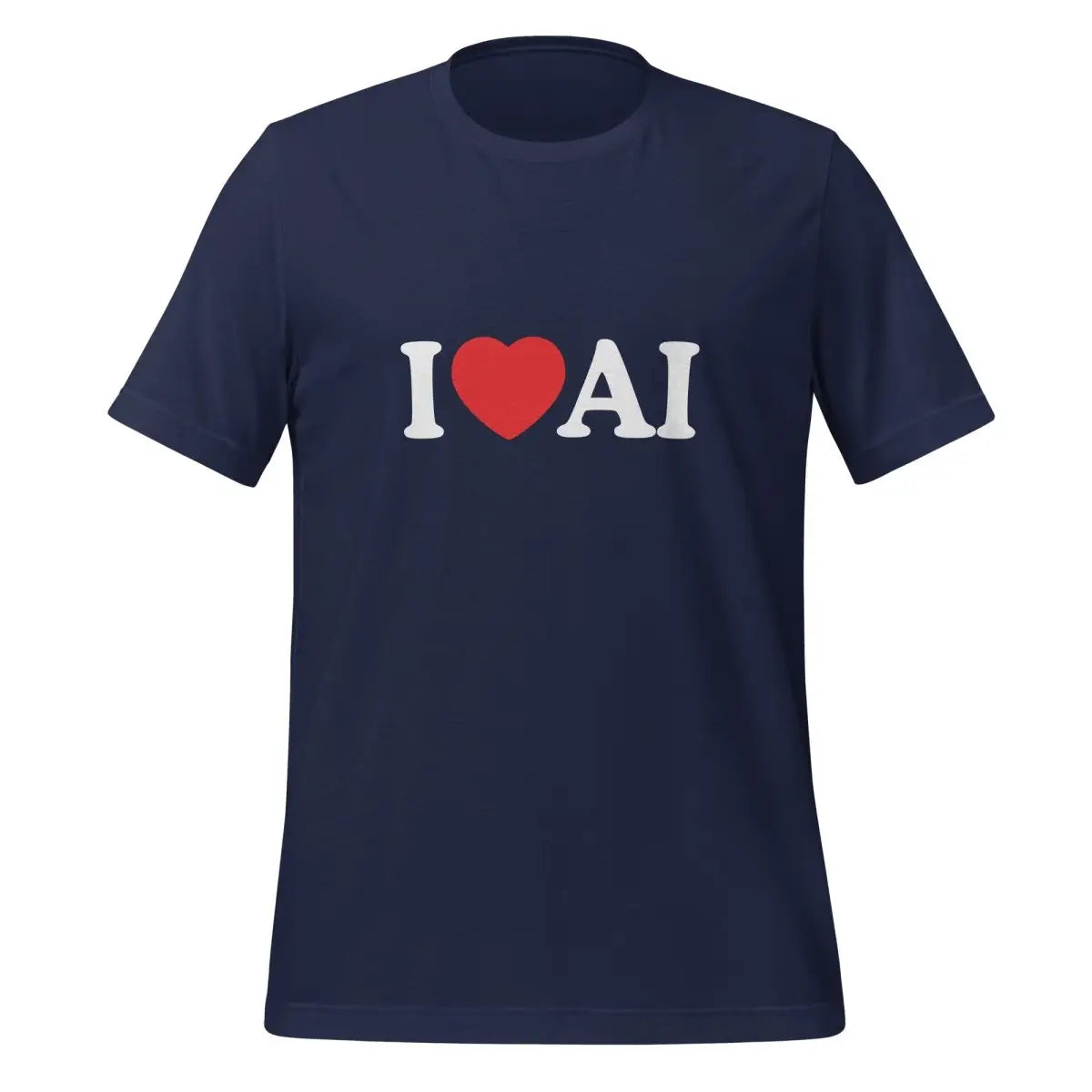 I Love AI T-Shirt (unisex) - Navy / M