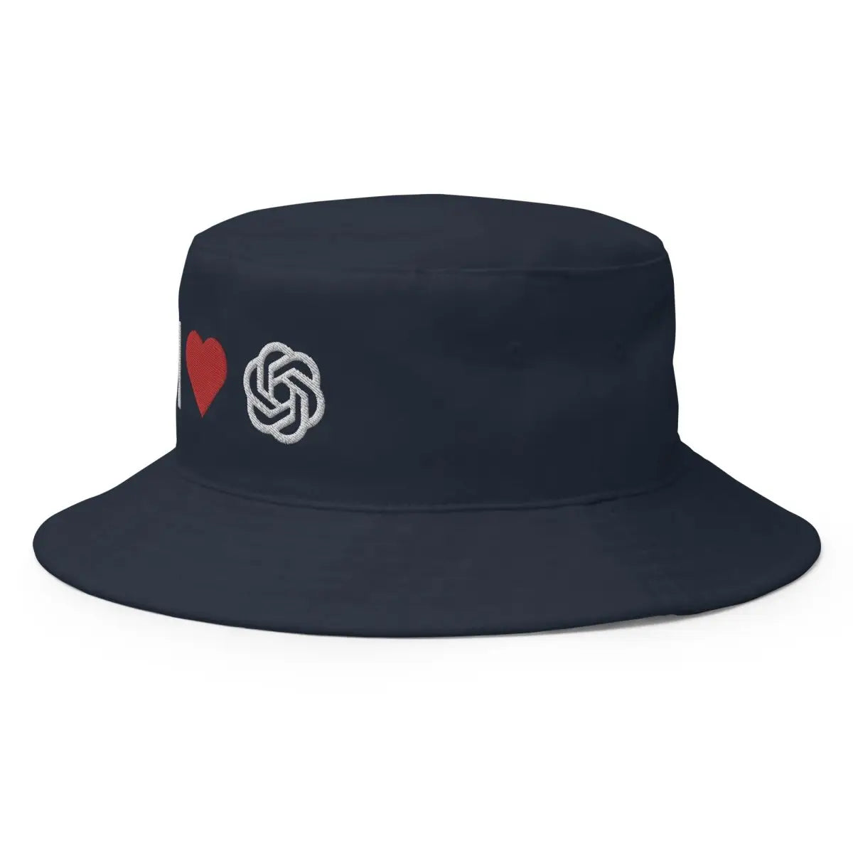 I Love OpenAI Embroidered Bucket Hat